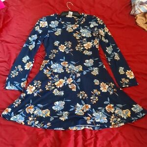 Altar'd State Blue Floral Dress